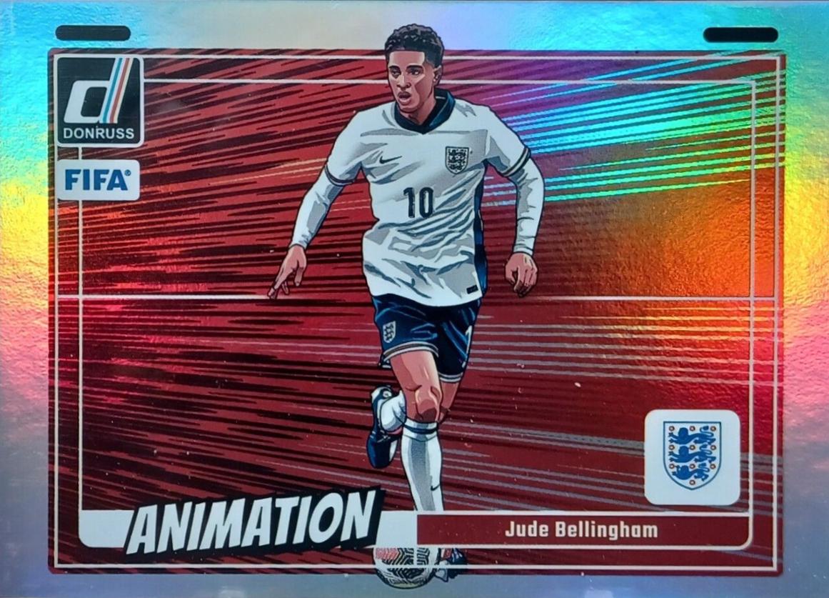 Jude Bellingham #5 Soccer Cards 2024 Panini Donruss Animation