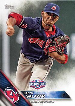 Danny Salazar #OD-11 Baseball Cards 2016 Topps Opening Day