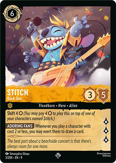 Stitch - Rock Star #3 Prices | Lorcana Fabled | Lorcana Cards