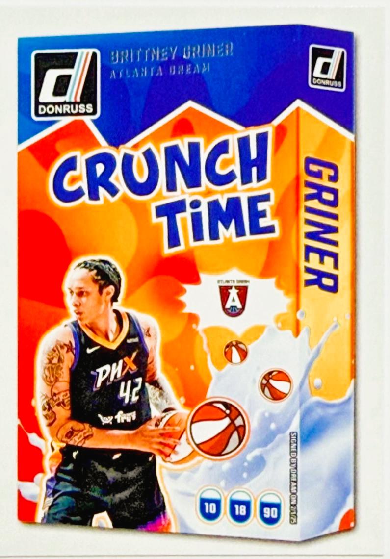 2025 Panini Donruss WNBA Crunch Time Brittney Griner #14 card