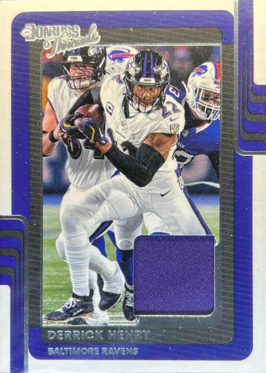 2025 Panini Donruss Threads Derrick Henry #DTH-DHY card