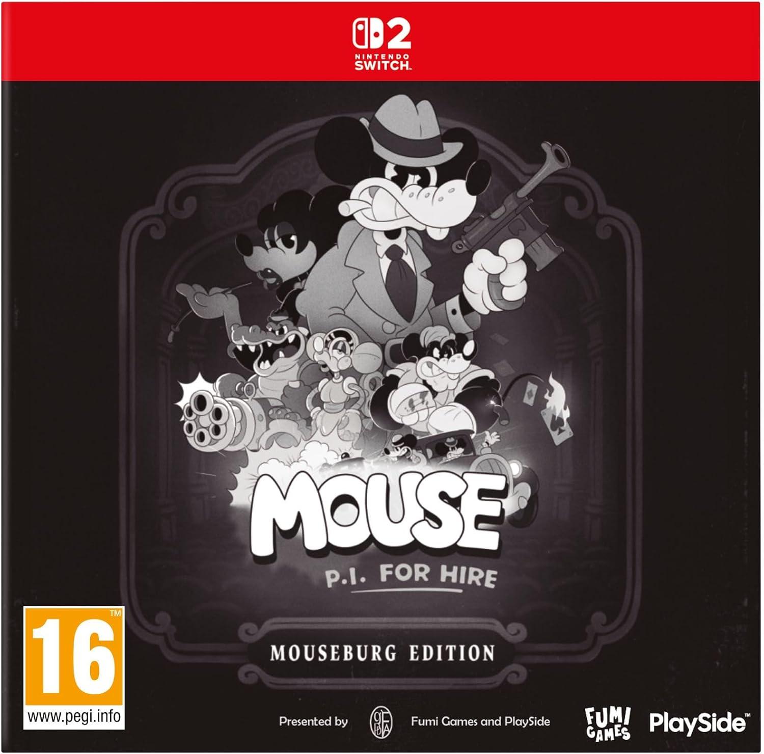Carátula de MOUSE: P.I. For Hire Mouseburg Edition para Switch 2 (edición PAL España)