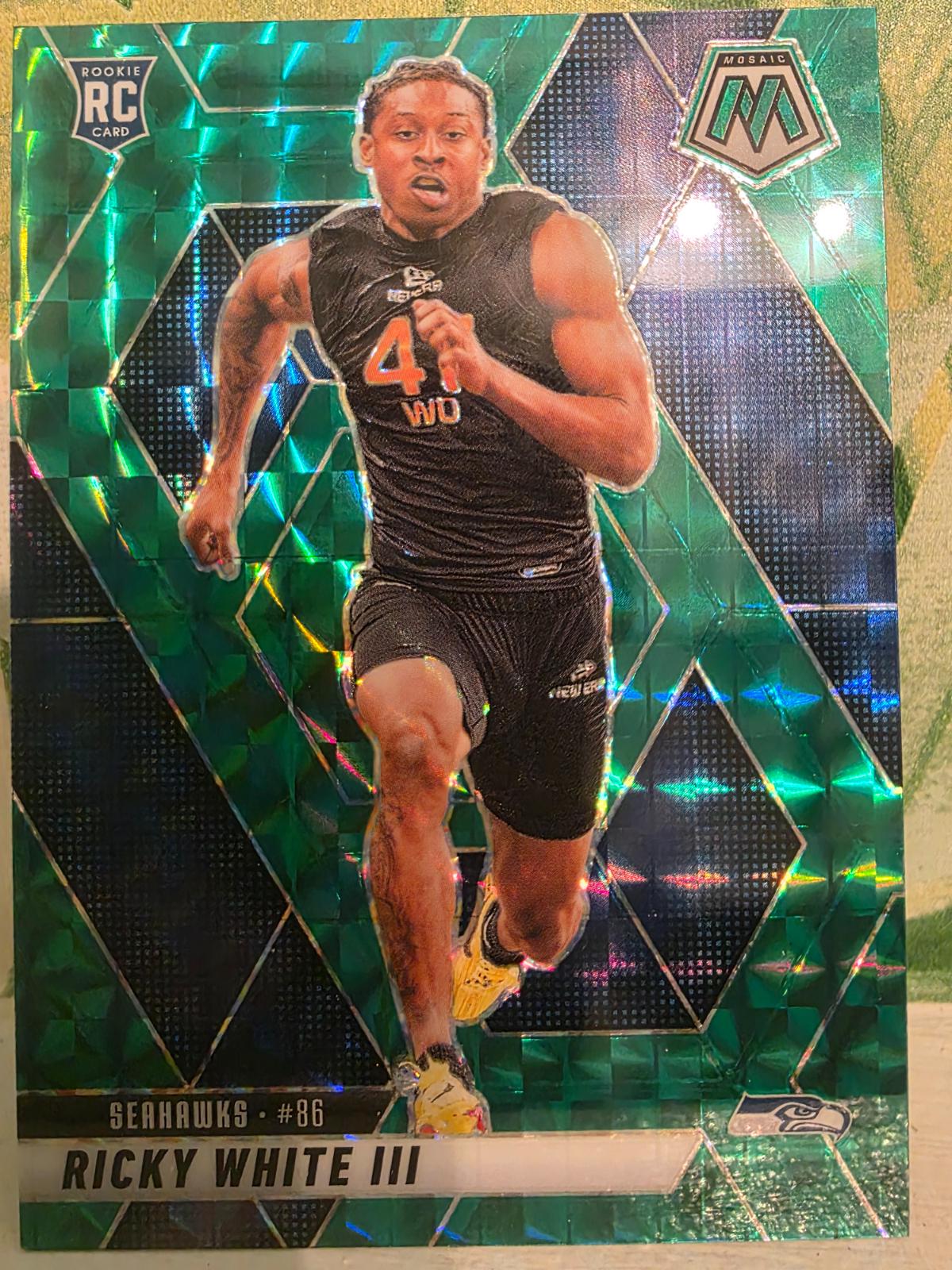 Ricky White III [Mosaic Green] #386 Precios | 2025 Panini Mosaic ...