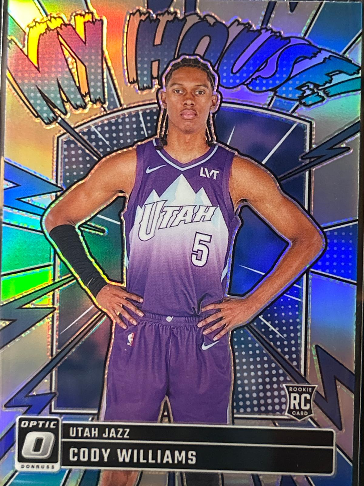 2024 Panini Donruss Optic My House Cody Williams [Holo] #4 card