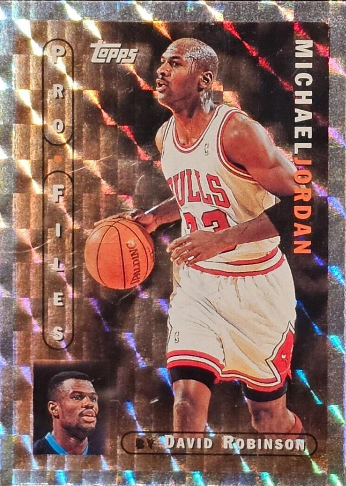 Michael Jordan #PF-3 Basketball Cards 1996 Topps Pro Files