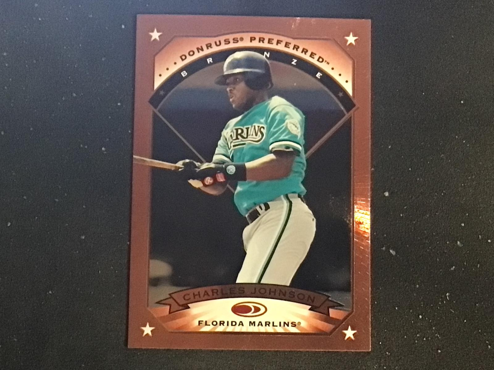 Charles Johnson #37 1997 Donruss Preferred Baseball