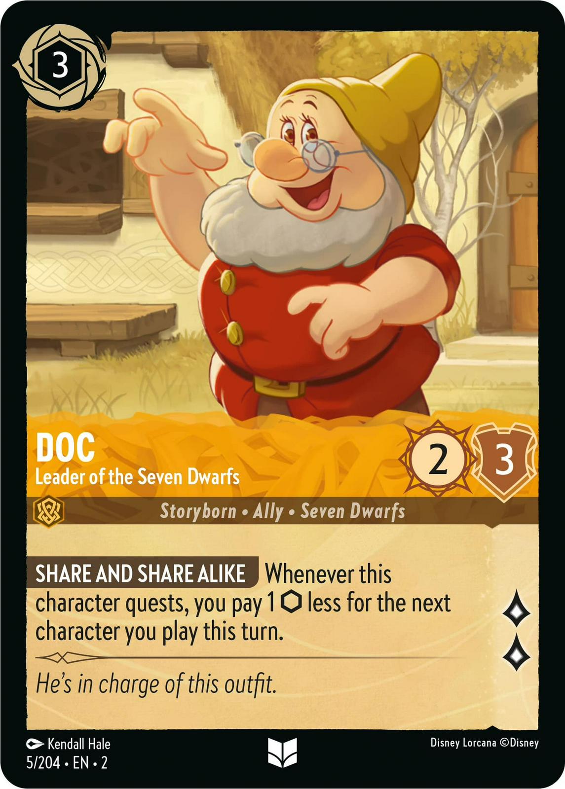 Doc - Leader of the Seven Dwarfs #5 Lorcana Rise of the Floodborn