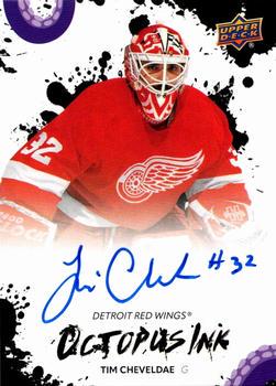 Tim Cheveldae #OI-TC 2025-26 Upper Deck Detroit Red Wings Centennial Hockey Octopus Ink