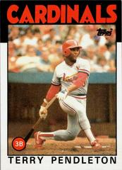 Terry Pendleton #528 Baseball Cards 1986 Topps Prices