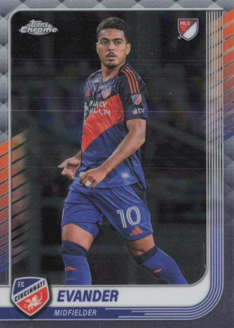 Evander #119 2025 Topps Chrome MLS