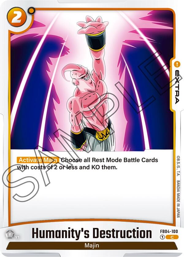Humanity's Destruction FB04-100 Dragon Ball Fusion World Ultra Limit