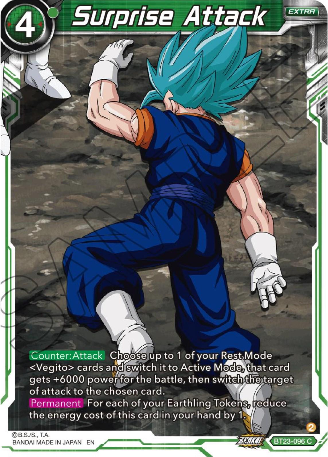 Surprise Attack BT23-096 Dragon Ball Super Perfect Combination