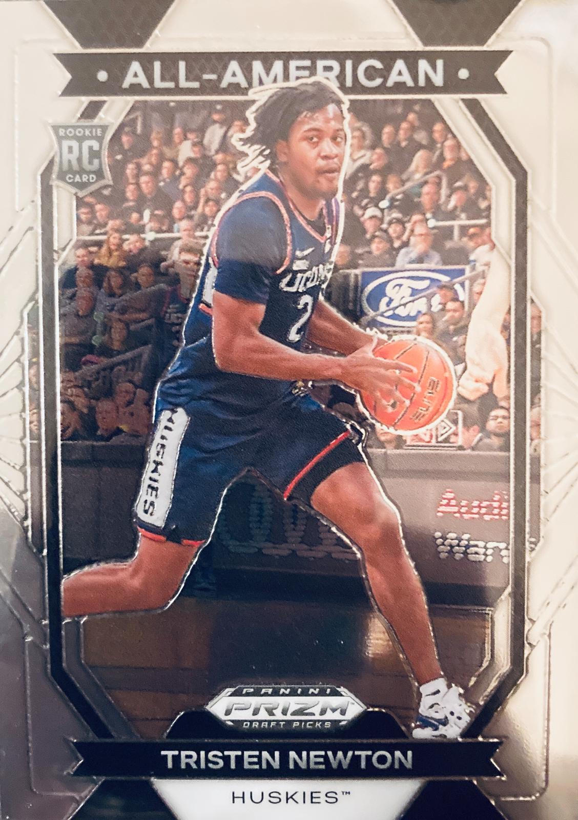 Tristen Newton #9 Basketball Cards 2024 Prizm Draft Picks All-American