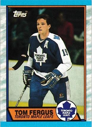 Tom Fergus #103 Hockey Cards 1989 Topps