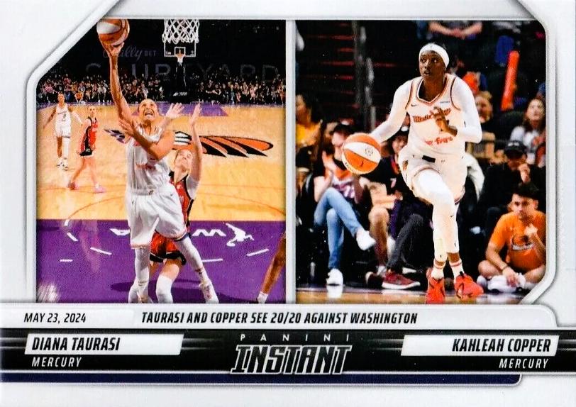 Diana Taurasi / Kahleah Copper #27 Basketball Cards 2024 Panini Instant WNBA