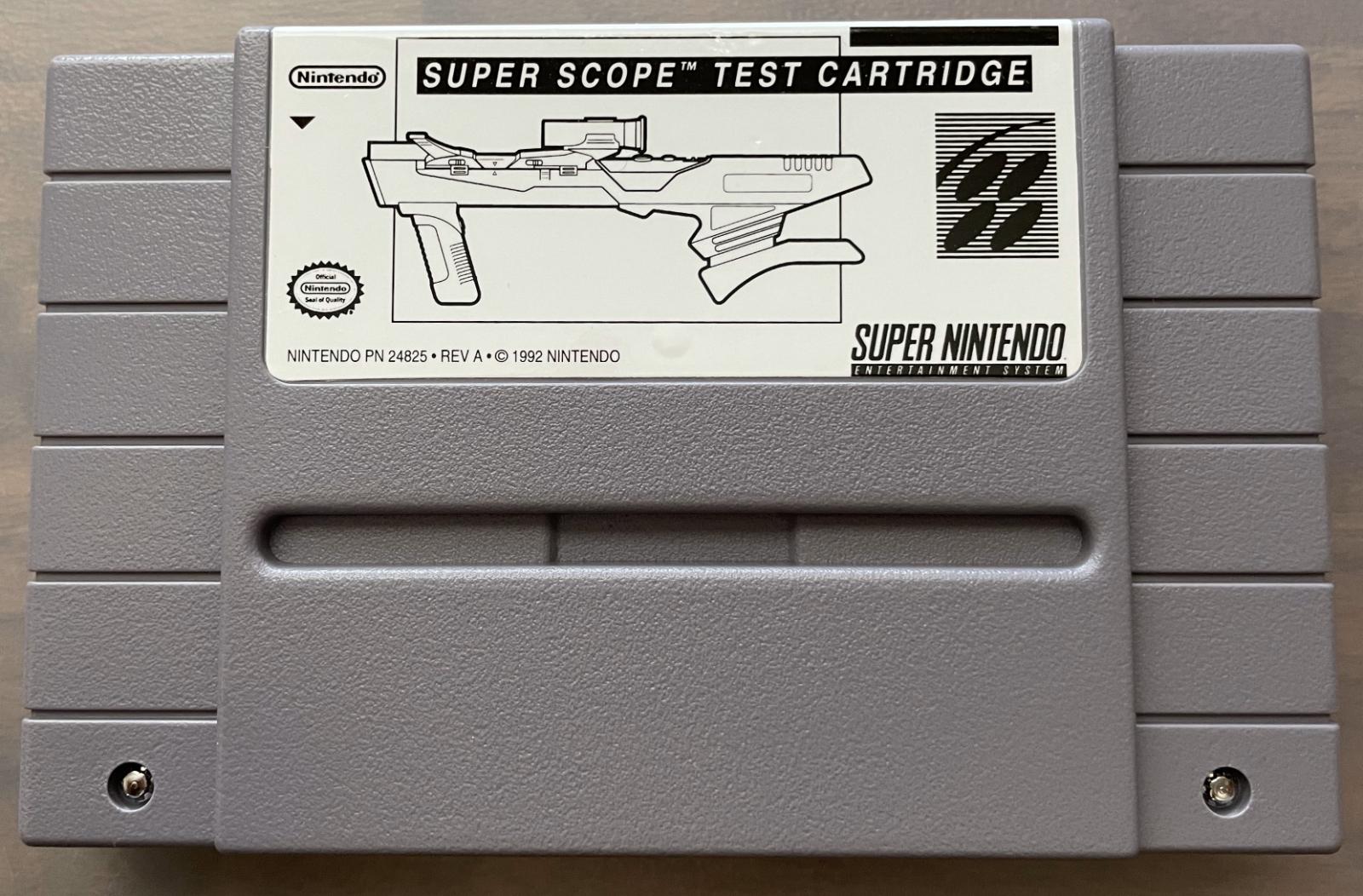 Super Scope Test Cartridge Super Nintendo