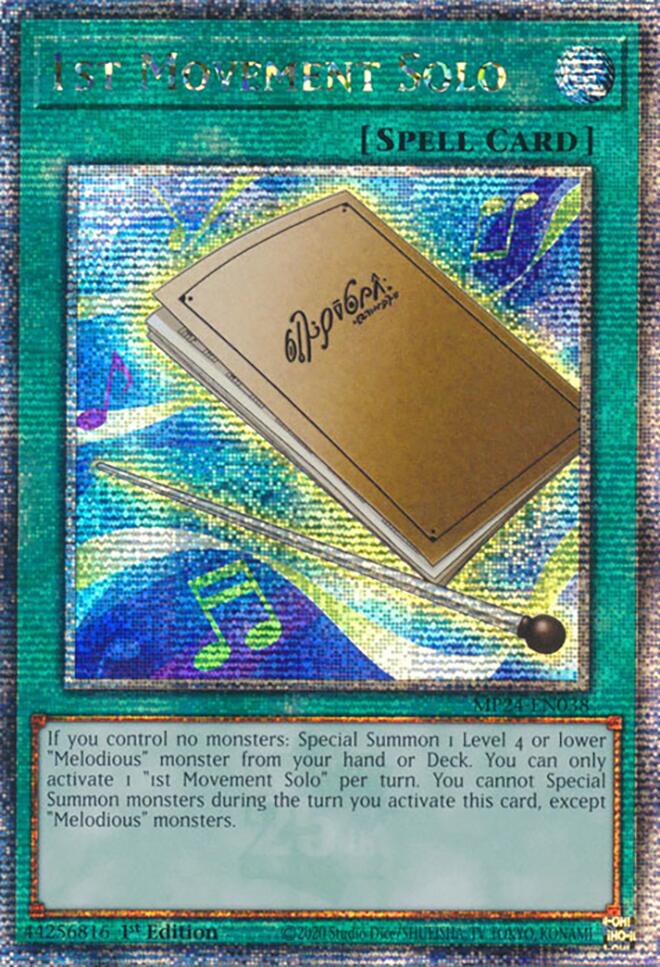 1st Movement Solo MP24-EN038 YuGiOh 25th Anniversary Tin: Dueling Mirrors