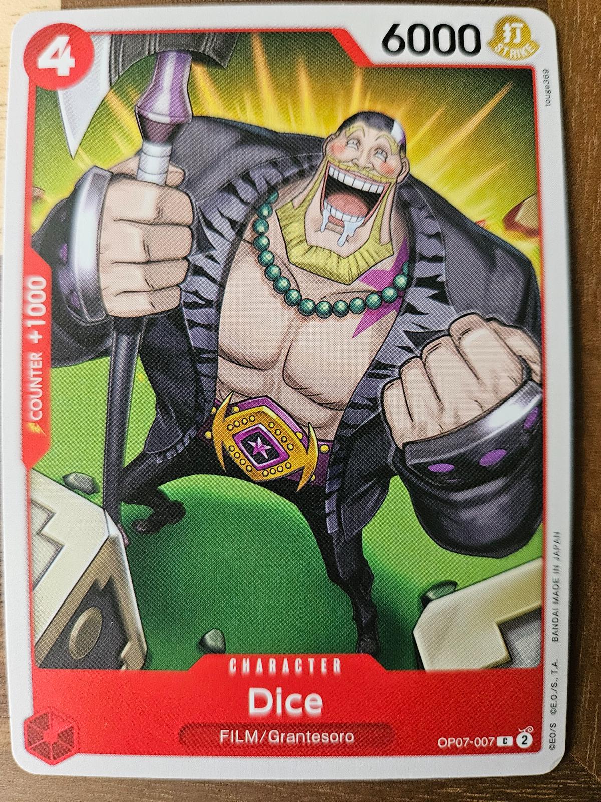 Dice OP07-007 One Piece 500 Years in the Future