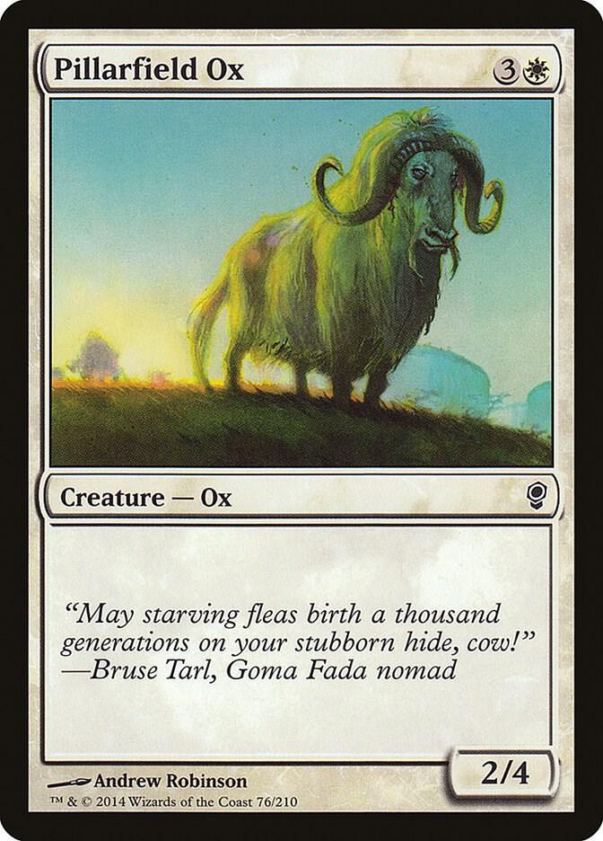 Pillarfield Ox [Foil] (Magic Conspiracy)