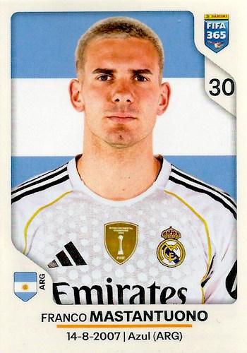 Franco Mastantuono #506 2026 Panini FIFA 365 Stickers