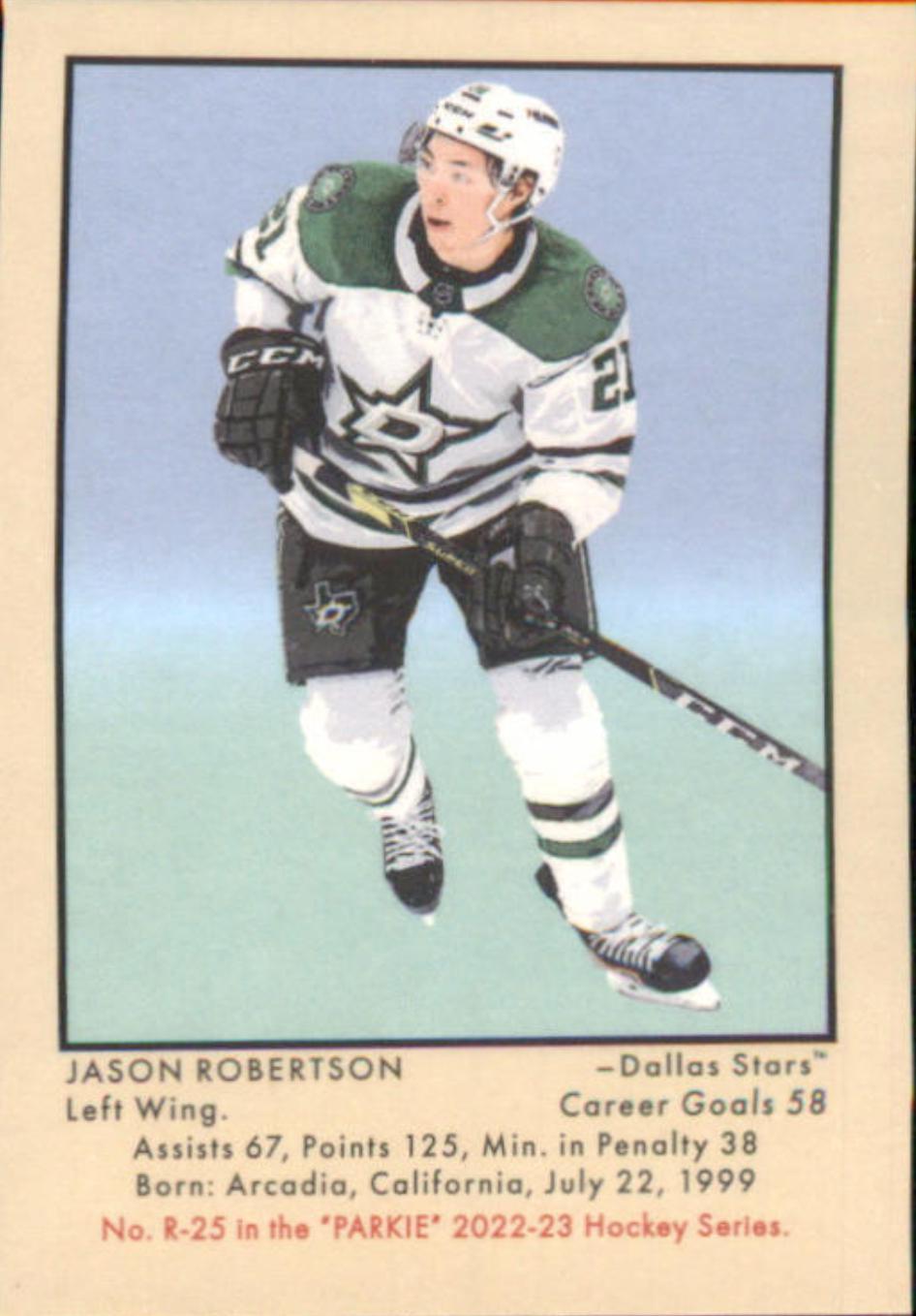 Jason Robertson #R-25 2022-23 Parkhurst Champions Hockey 51 Retros