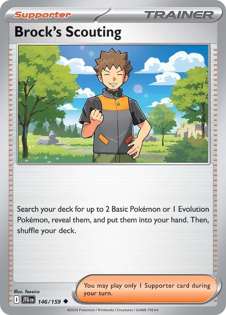 Brock's Scouting #146 Pokemon Journey Together