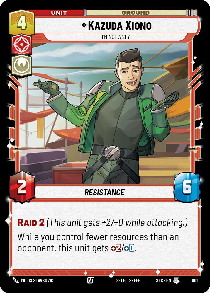 Kazuda Xiono - I'm Not A Spy [Foil] #661
