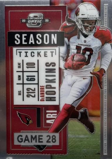 DeAndre Hopkins #2 Football Cards 2020 Panini Contenders Optic