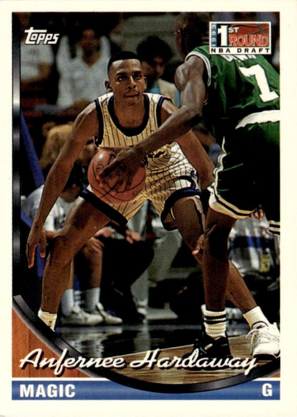 Anfernee Hardaway #334 Basketball Cards 1993 Topps