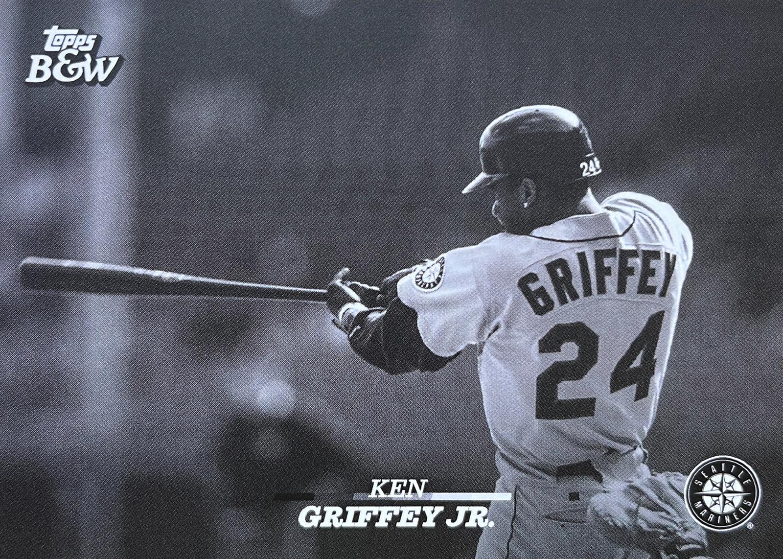 ken griffey black and white