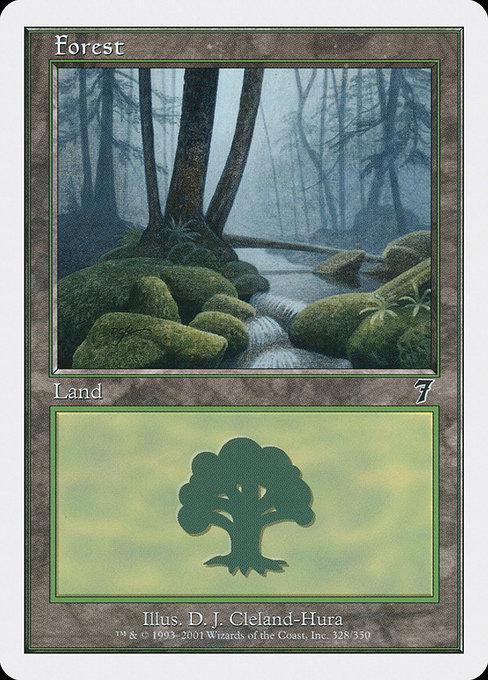Tap to enlarge Forest, Magic 7th Edition