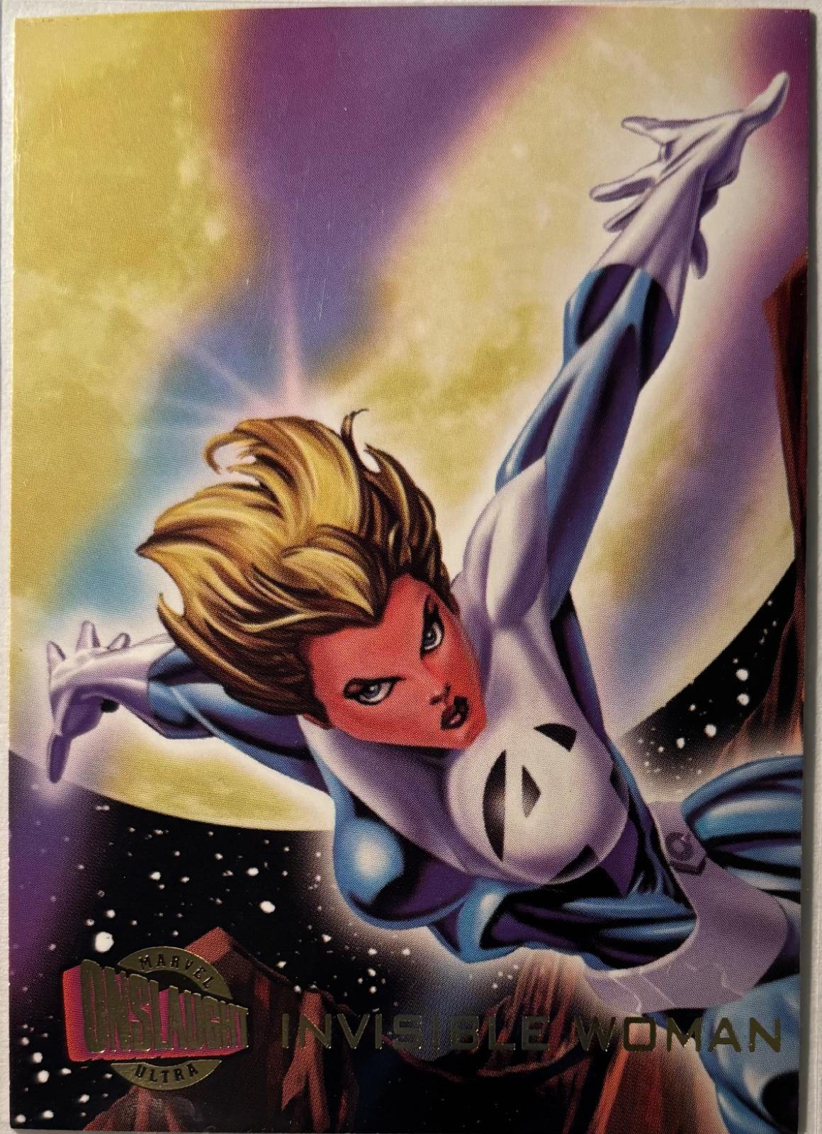Invisible Woman #42 Marvel 1996 Fleer Ultra Onslaught