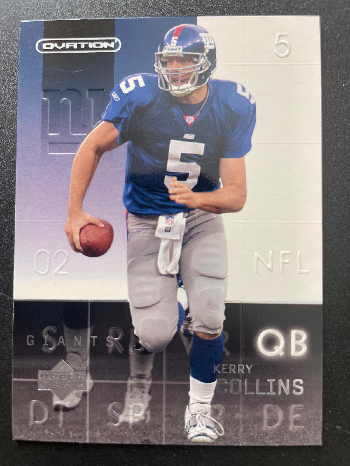 Kerry Collins #57 2002 Upper Deck Ovation Football