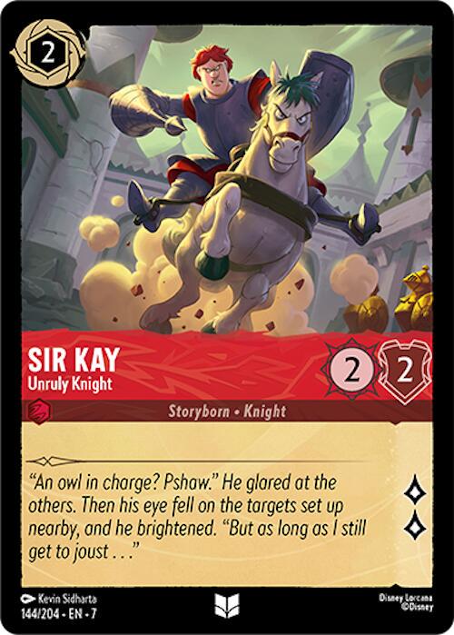 Sir Kay - Unruly Knight #144 Lorcana Archazia's Island