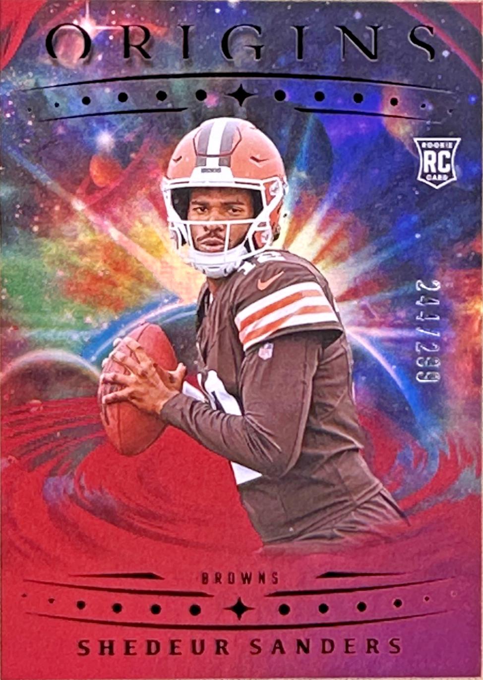 Shedeur Sanders #107 2025 Panini Origins Football