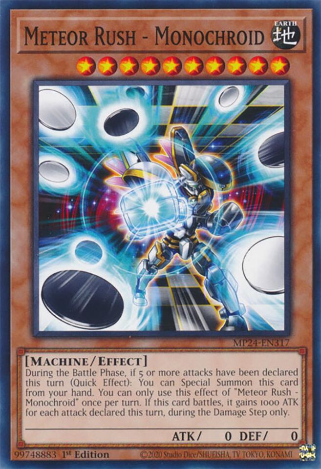 Meteor Rush - Monochroid MP24-EN317 YuGiOh 25th Anniversary Tin: Dueling Mirrors