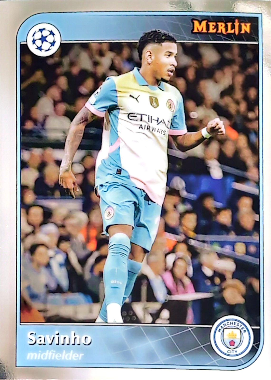 Savinho #133 2024 Topps Merlin UEFA