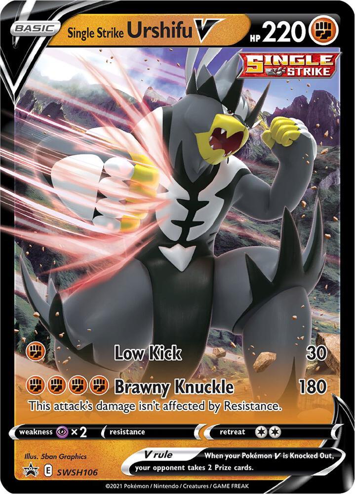 Single Strike Urshifu V #SWSH106 Pokemon Promo