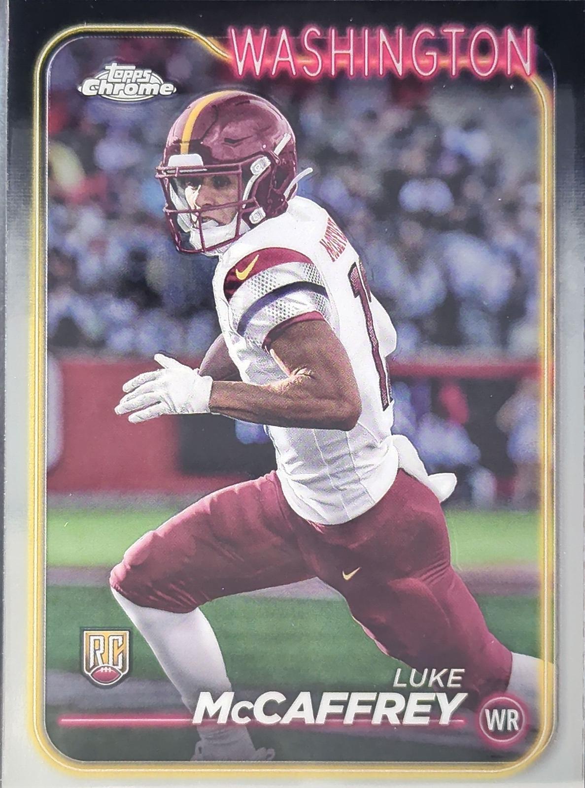 Luke McCaffrey #244 Football Cards 2024 Topps Chrome