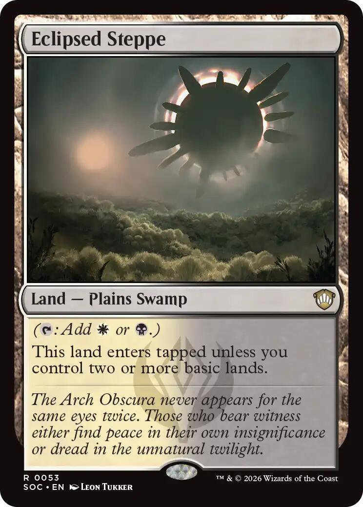Eclipsed Steppe (Magic Secrets of Strixhaven Commander)