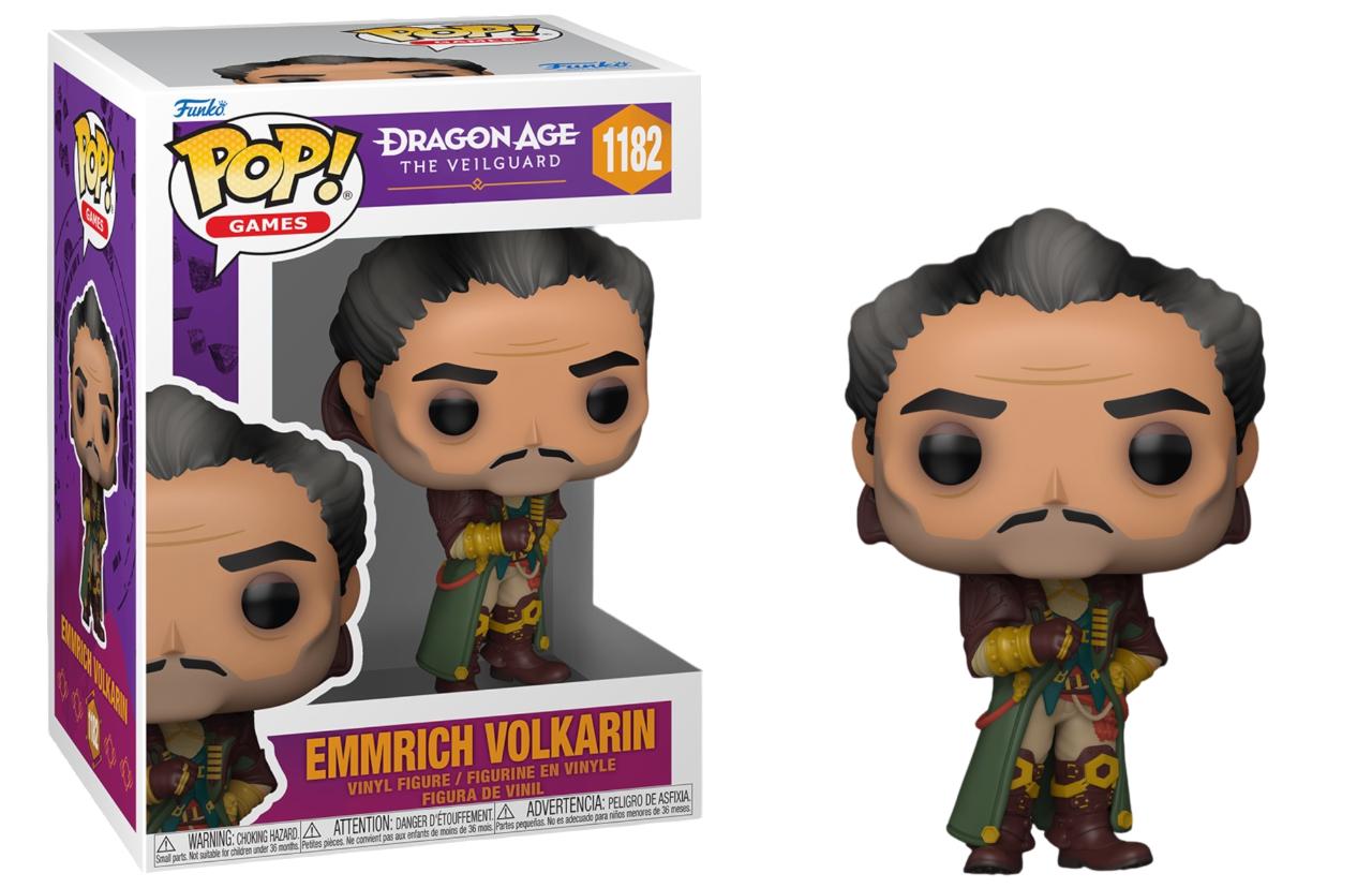 Emmrich Volkarin #1182 Dragon Age: The Veilguard Funko Pop box and figure