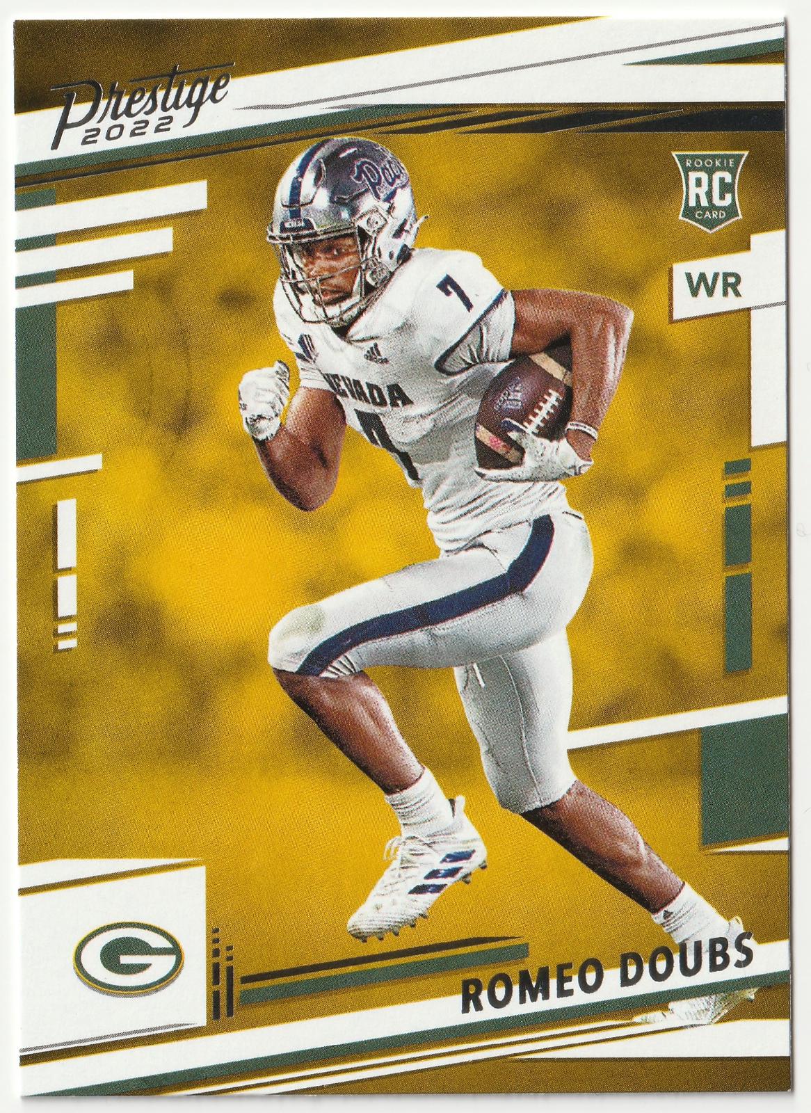 Romeo Doubs #329 Football Cards 2022 Panini Prestige