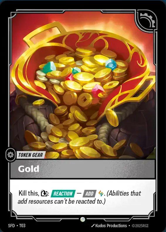 Gold front