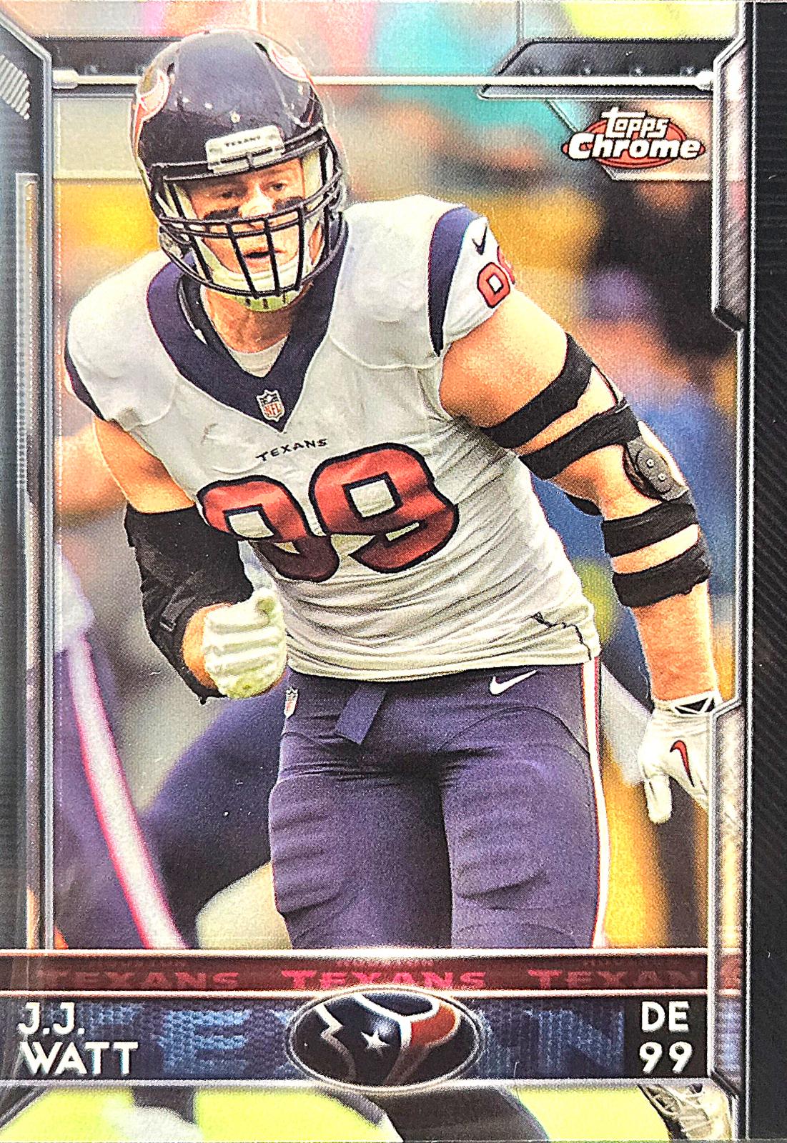 J.J. Watt #75 2015 Topps Chrome Football
