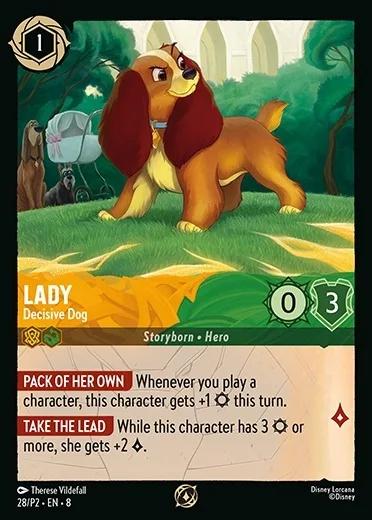 Lady - Decisive Dog #28 Lorcana Promo