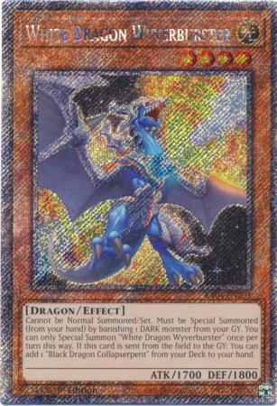 White Dragon Wyverburster RA04-EN203 YuGiOh Quarter Century Stampede
