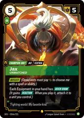 Jax - Unmatched [Alternate Art] #54a Prices | Riftbound Spiritforged
