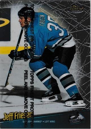 Jeff Friessen #32 Hockey Cards 1998 Finest