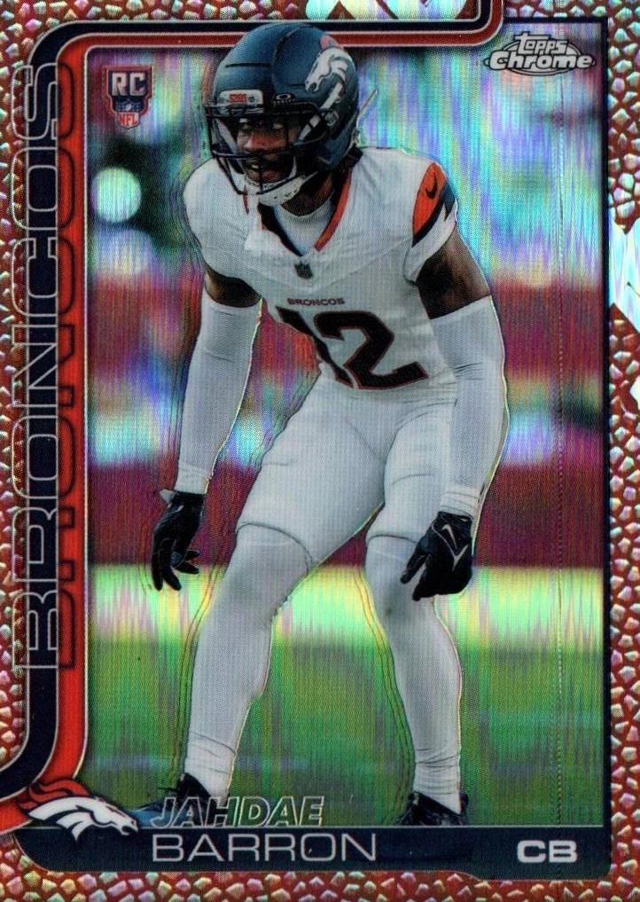 Jahdae Barron [Football Leather Refractor] #359