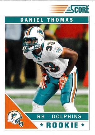 Daniel Thomas #325 Football Cards 2011 Panini Score
